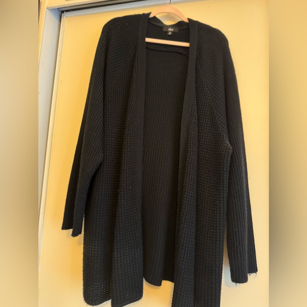 NWOT Ellos size 3x 30/32 long cardigan sweater